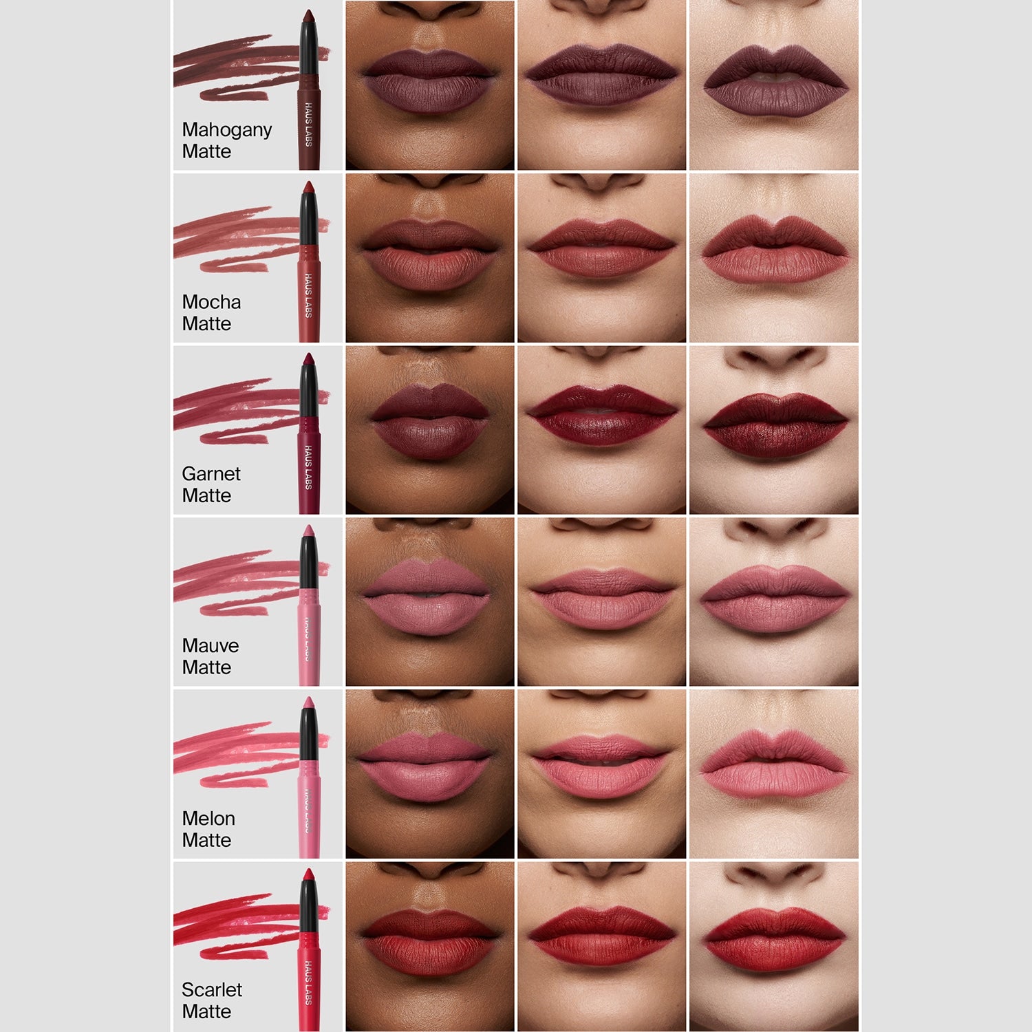 HAUS LABS BY LADY GAGA - LE MONSTER LIP CRAYON- Ref. Mahogony Matte (1,4 g)
