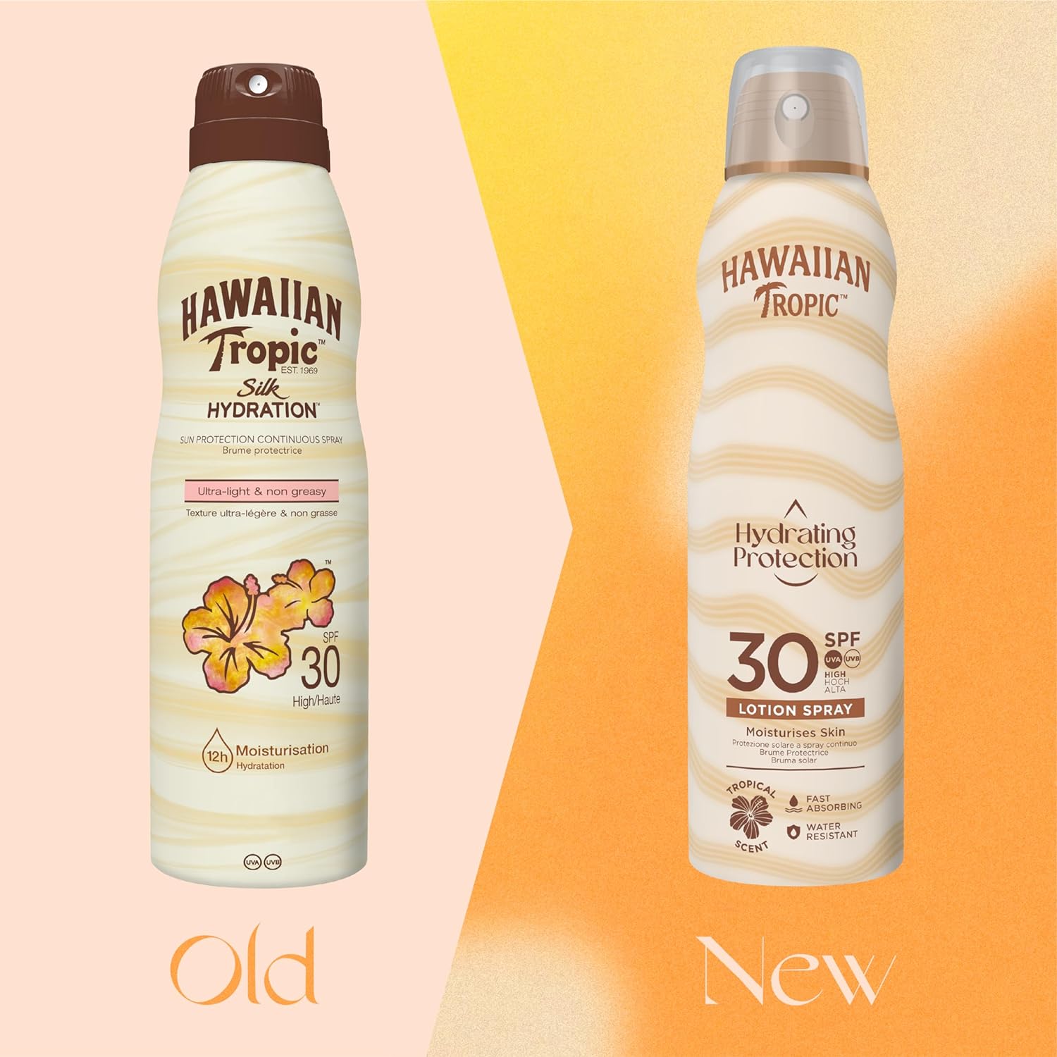 HAWAIIAN TROPIC - Brume Air Soft Silk Hydration SPF 30 - Brume Solaire Protectrice 177ml