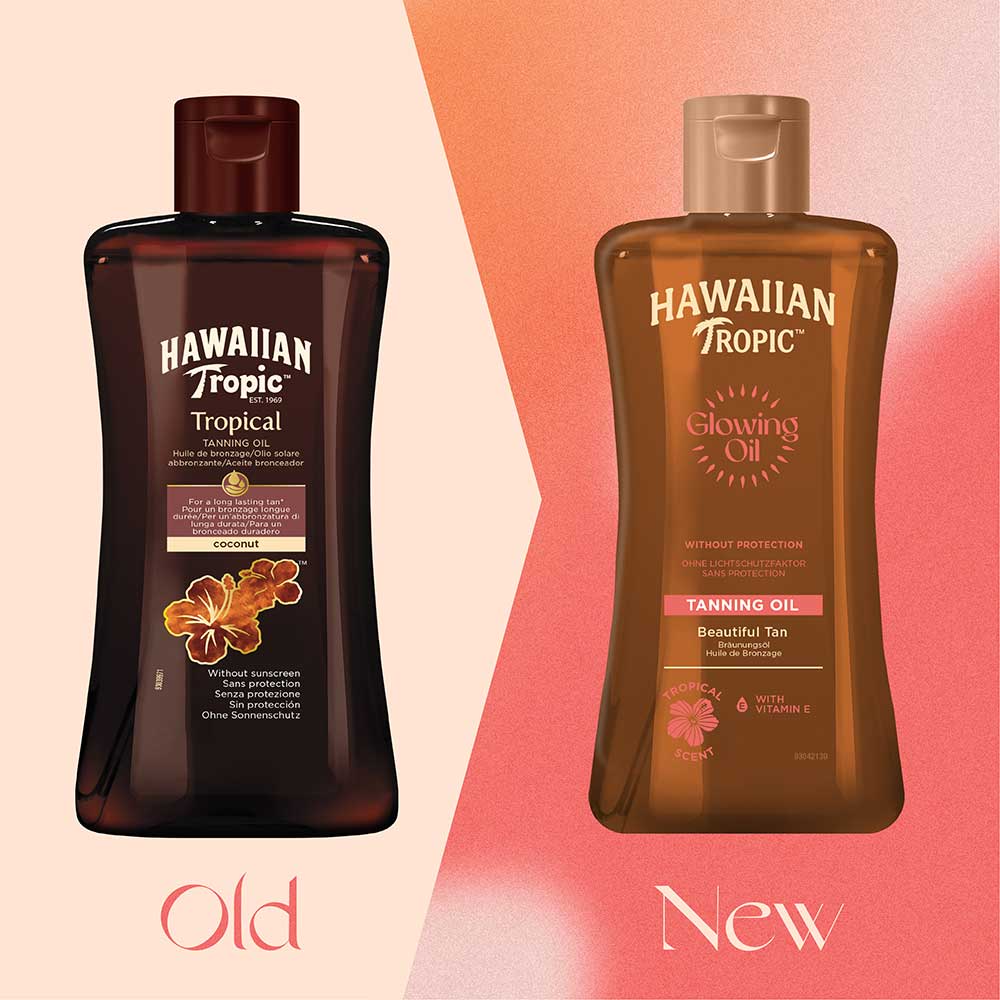 HAWAIIAN TROPIC - Glowing Oil Tanning oil - Huile de bronzage - 200ml