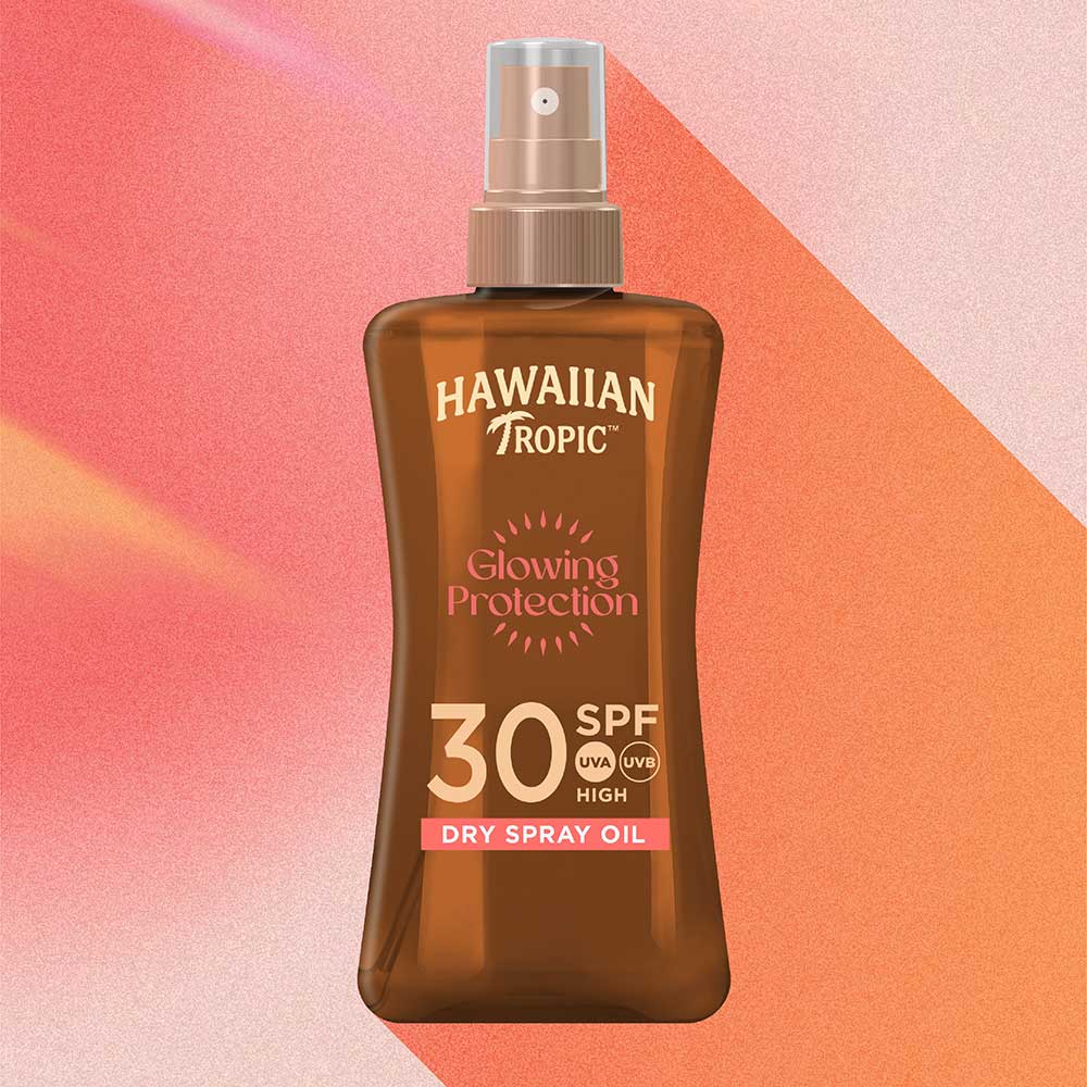 HAWAIIAN TROPIC - Glowing Protection Dry Spray Oil 30 SPF - 200ml