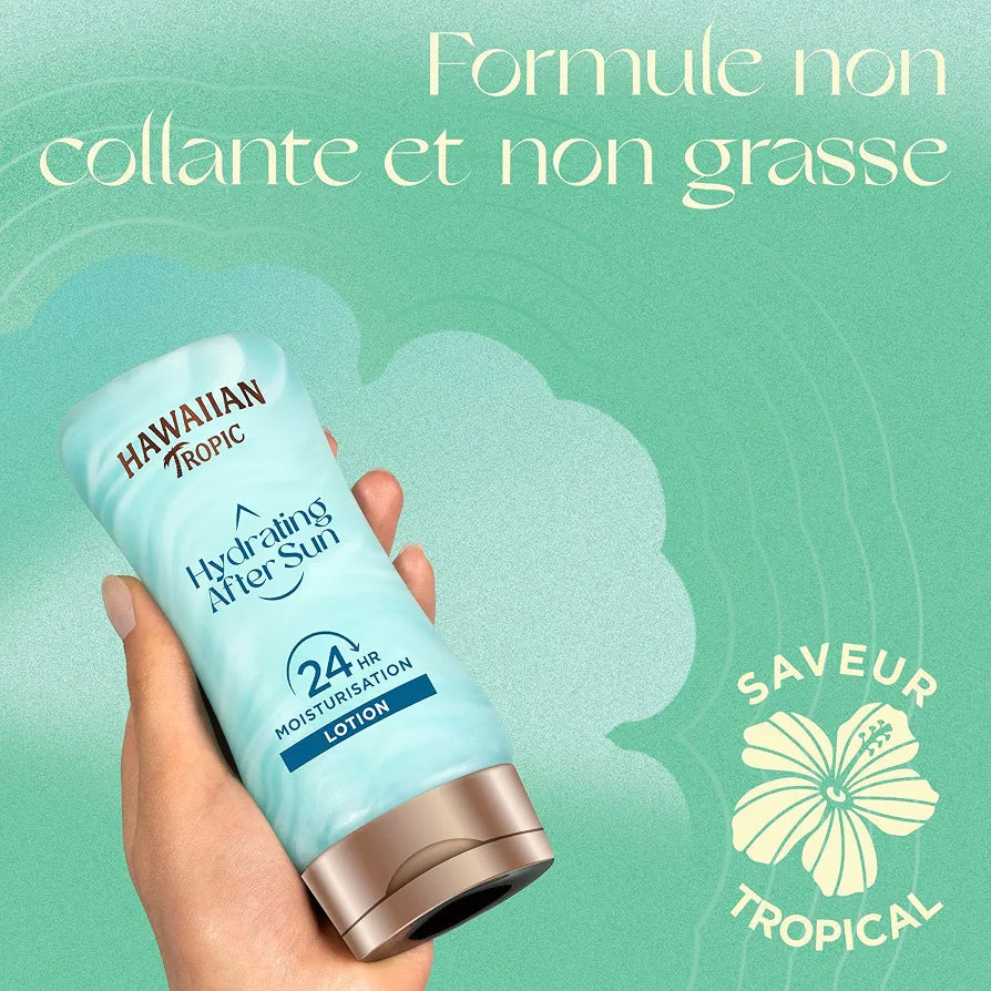 HAWAIIAN TROPIC - Hydrating After Sun - Lotion Après-Soleil Silk - 180ml