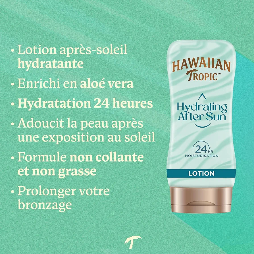 HAWAIIAN TROPIC - Hydrating After Sun - Lotion Après-Soleil Silk - 180ml