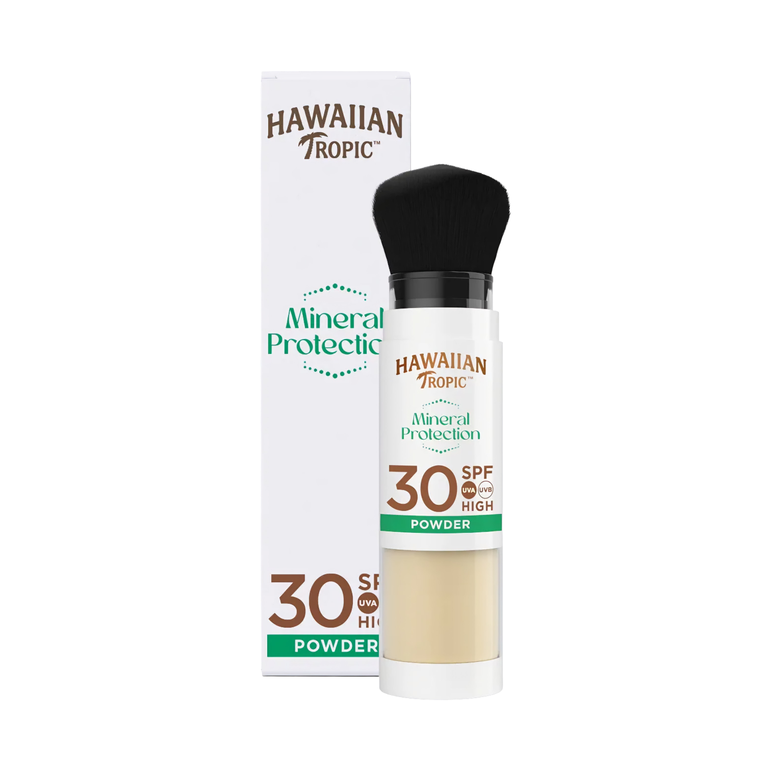 HAWAIIAN TROPIC - Mineral Protection Poudre Solaire & Pinceau SPF30 - 4,25g