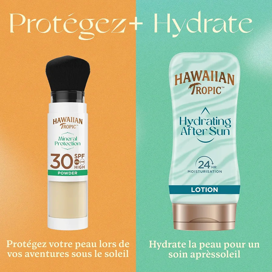 HAWAIIAN TROPIC - Mineral Protection Poudre Solaire & Pinceau SPF30 - 4,25g