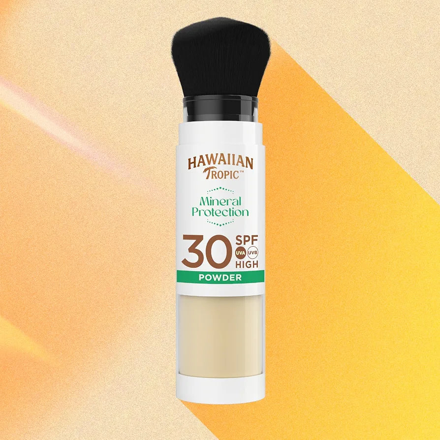 HAWAIIAN TROPIC - Mineral Protection Poudre Solaire & Pinceau SPF30 - 4,25g