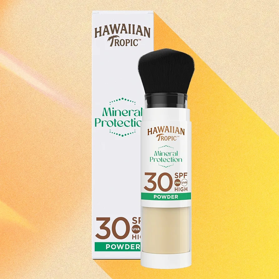 HAWAIIAN TROPIC - Mineral Protection Poudre Solaire & Pinceau SPF30 - 4,25g