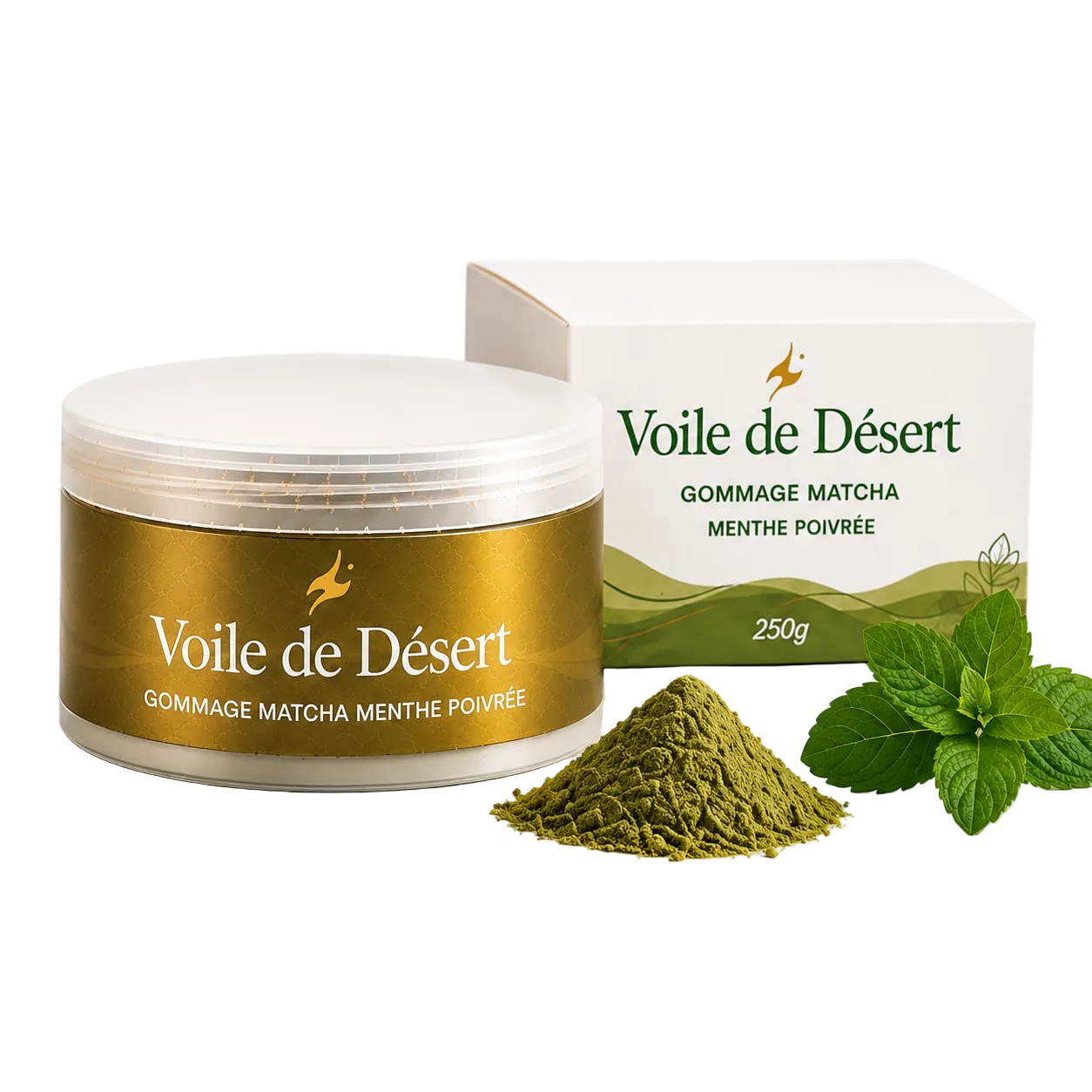 HORRA - Gommage Matcha Menthe poivrée - 250g