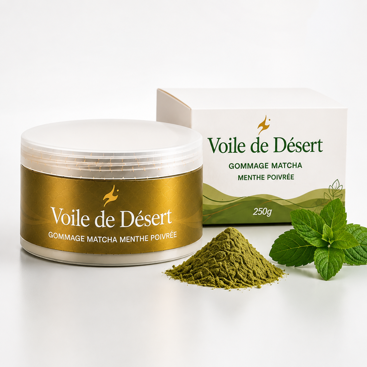 HORRA - Gommage Matcha Menthe poivrée - 250g