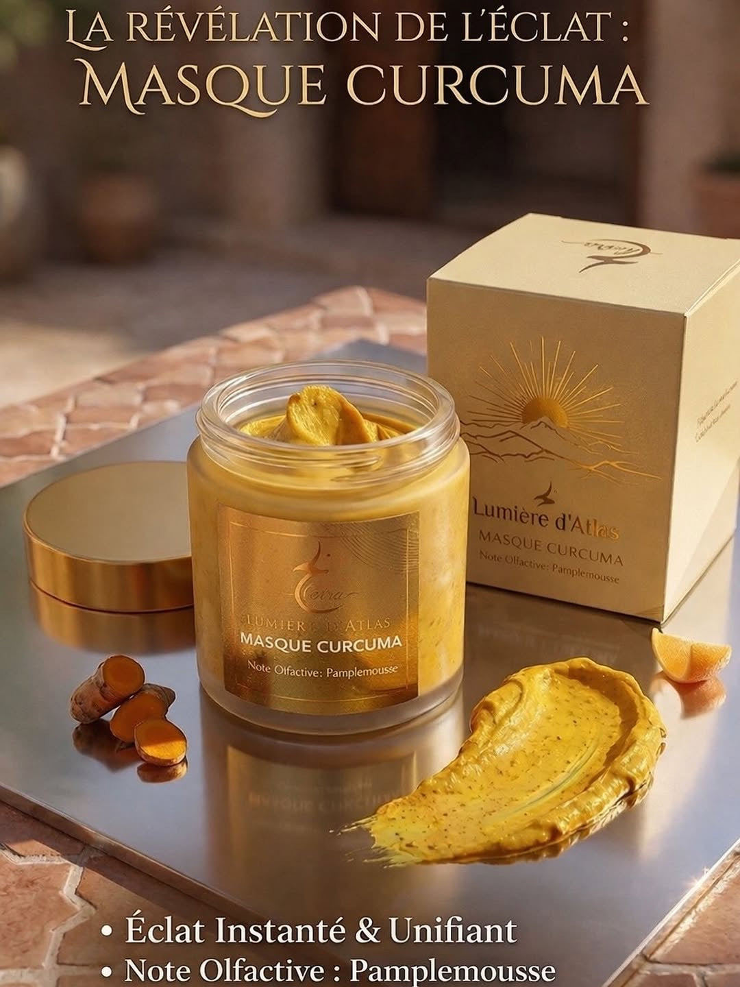 HORRA - Masque Curcuma Pamplemousse - Visage & Corps