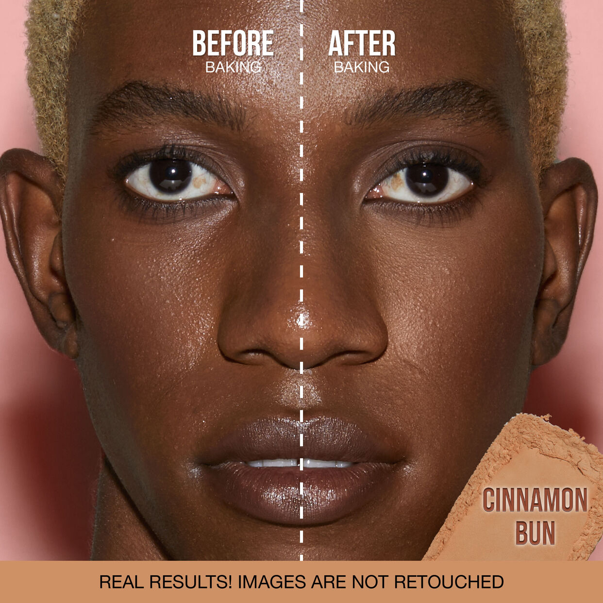 HUDA BEAUTY -Easy Bake and Snatch Pressed Brightening and Setting Powder - Cinnamon Bun