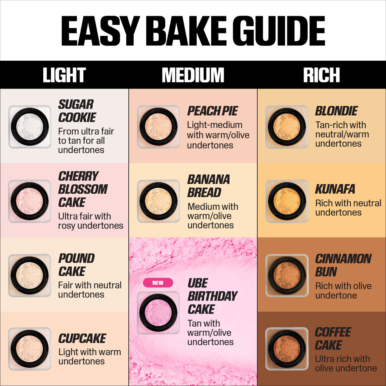 HUDA BEAUTY - Easy Bake Loose Baking & Setting Powder Ube Birthday Cake