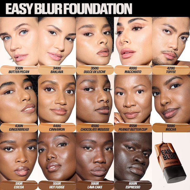 HUDA BEAUTY - Easy Blur Natural Airbrush Foundation - 150G Crème Brûlée
