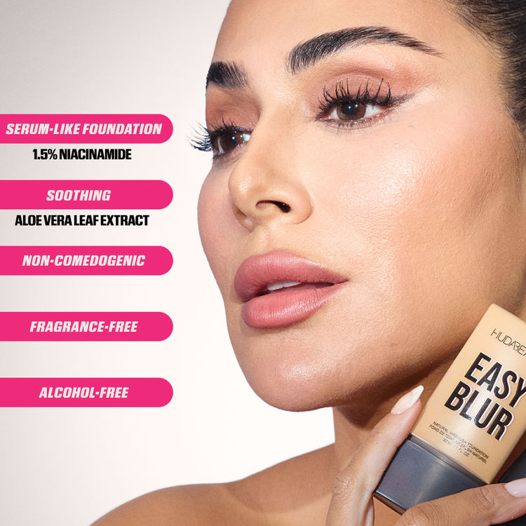 HUDA BEAUTY - Easy Blur Natural Airbrush Foundation - réf 200B Shortbread