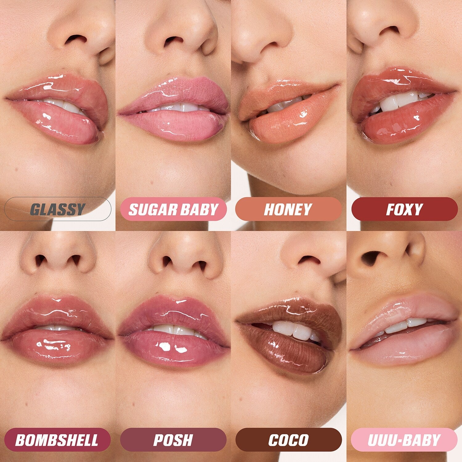 HUDA BEAUTY - Faux Filler - Gloss Haute Brillance - réf Honey