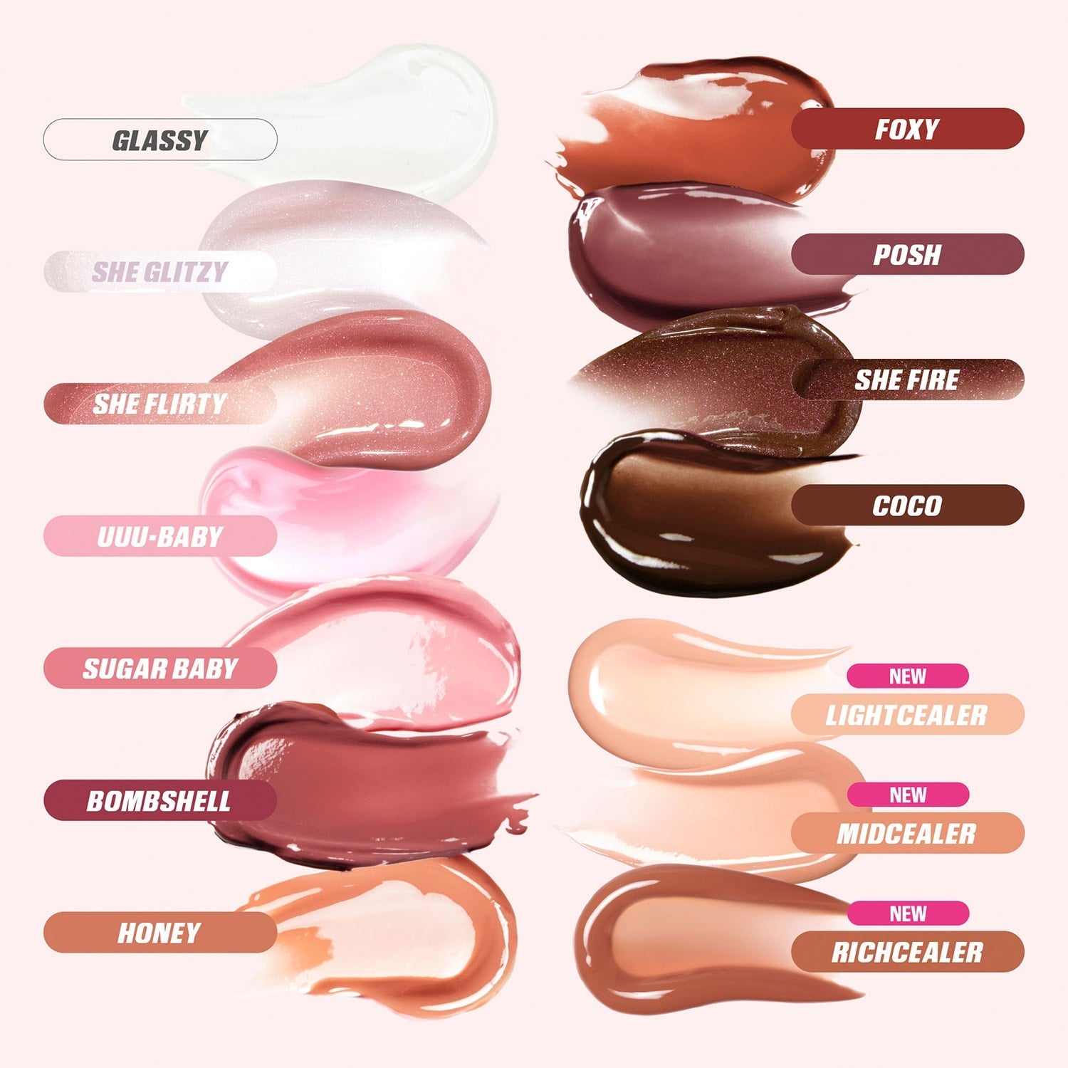HUDA BEAUTY - Faux Filler - Gloss Haute Brillance - réf LightCealer (3,9 ml)