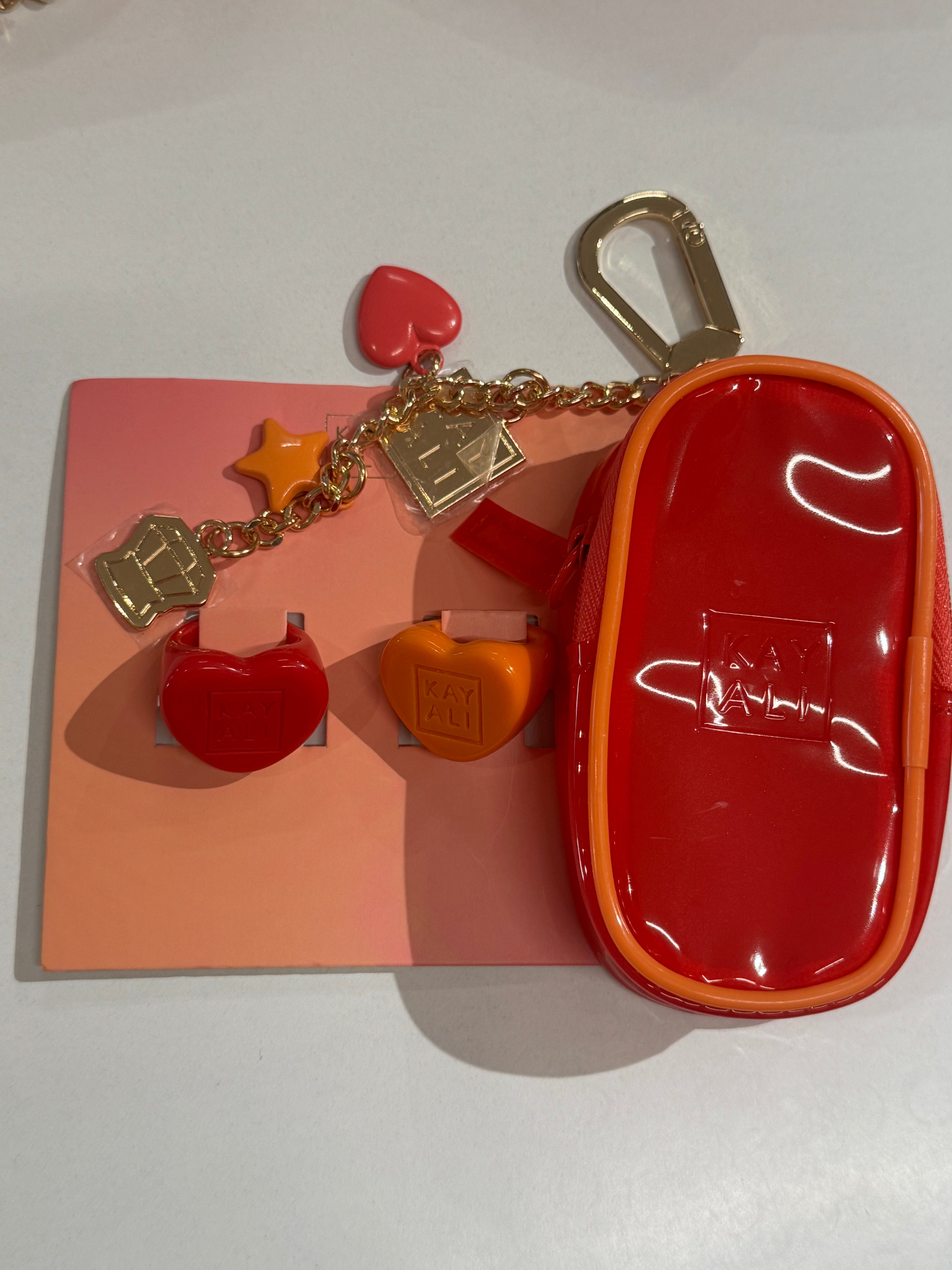 KAYALI - Mini Fragrance Pouch Key Chain + 2 Rings