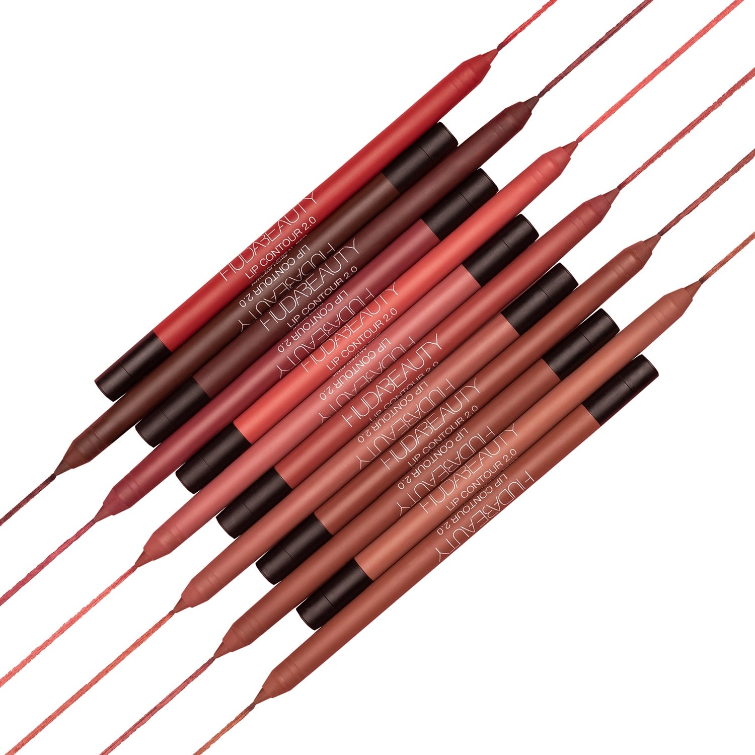 HUDA BEAUTY - Lip Contour 2.0 Automatic Matte Lip Pencil - réf Universal Red (0,5 g)