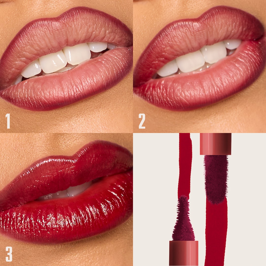 HUDA BEAUTY - Lip Contour Lip Stain - réf Cherry Red
