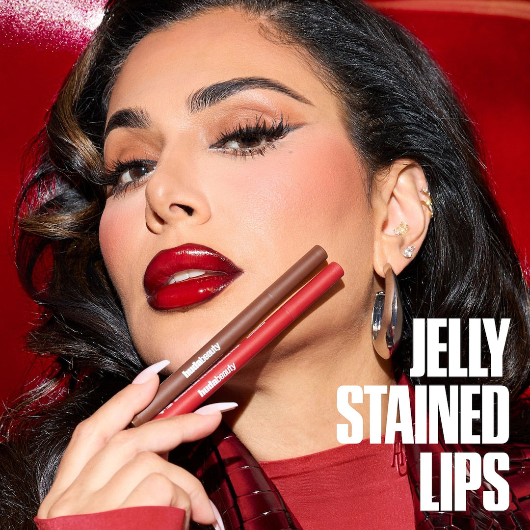 HUDA BEAUTY - Lip Contour Lip Stain - réf Cherry Red