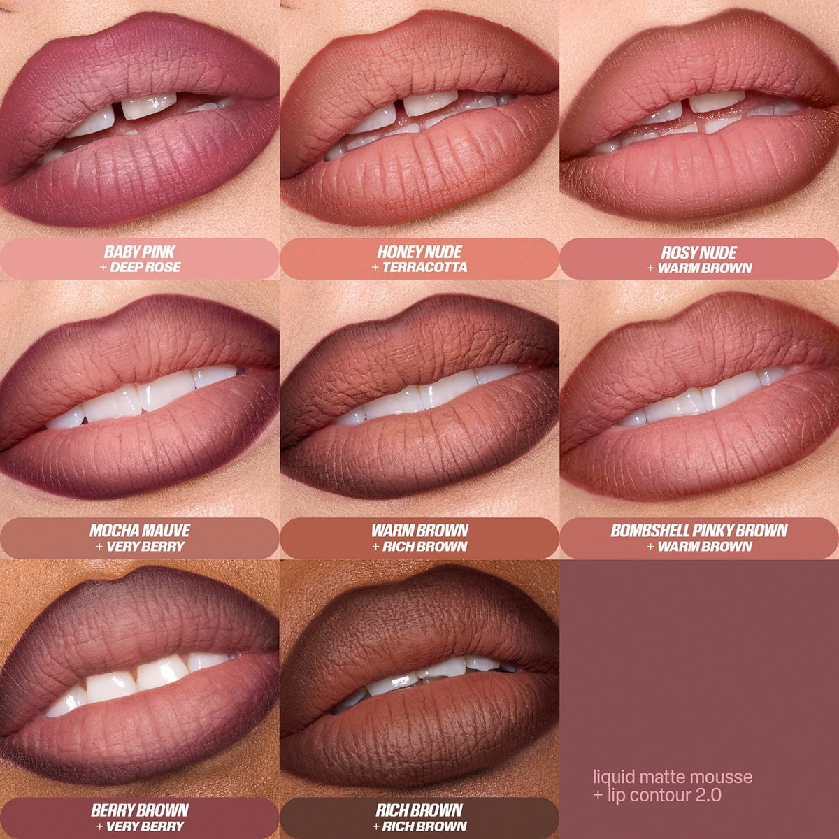 HUDA BEAUTY - Liquid Matte Mousse-Pinky Brown Bombshell (7,5 ml)