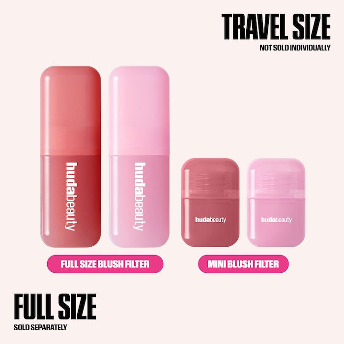 HUDA BEAUTY - Mini Blush Mocktail Duos- strawberry cream & Ube cream