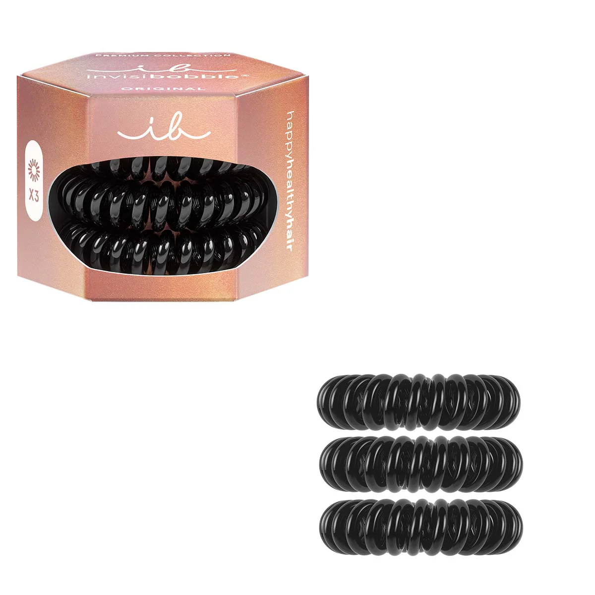 INVISIBOBBLE - Original Premium True Black - Black ( 3pcs )