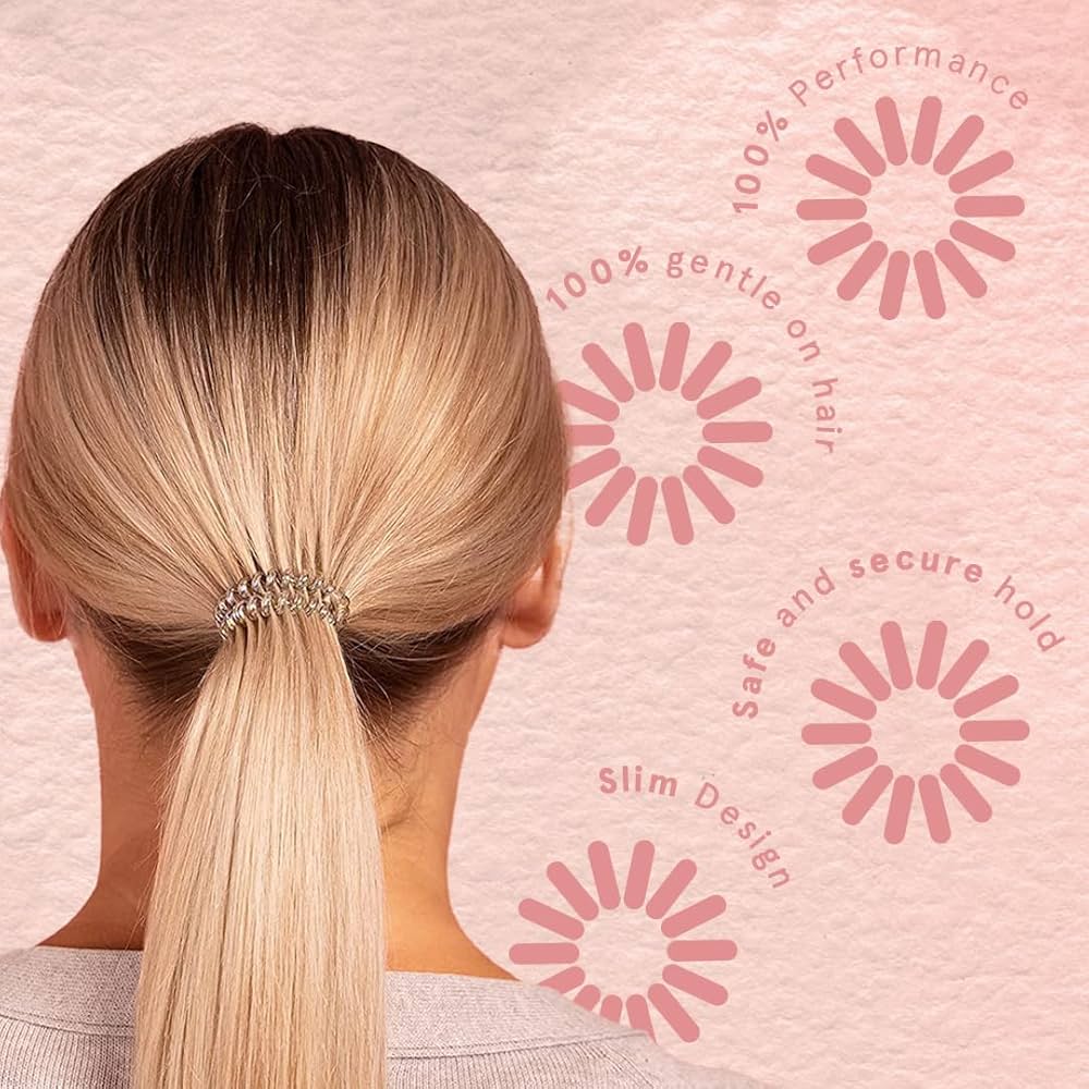 INVISIBOBBLE - Spirale à Cheuveux Élégante Slim - Crystal Clear ( 3pcs )