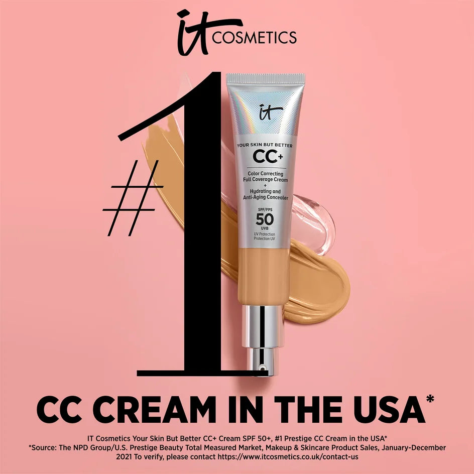 IT COSMETICS - CC+ Cream SPF 50+ CC Crème Correctrice - réf Fair