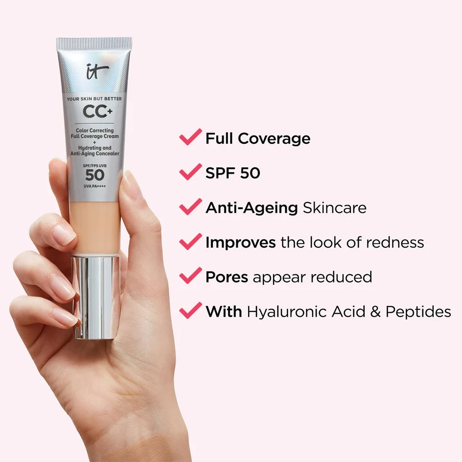 IT COSMETICS - CC+ Cream SPF 50+ CC Crème Correctrice - réf Fair