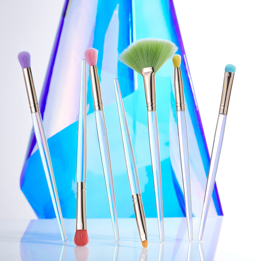 JESSUP - Colorful Makeup Brushes Set 7 Pcs + Trousse