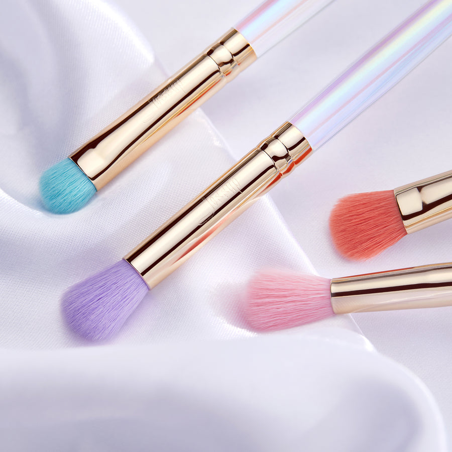 JESSUP - Colorful Makeup Brushes Set 7 Pcs + Trousse