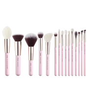 JESSUP - Ensemble 15pcs de Pinceaux Pink