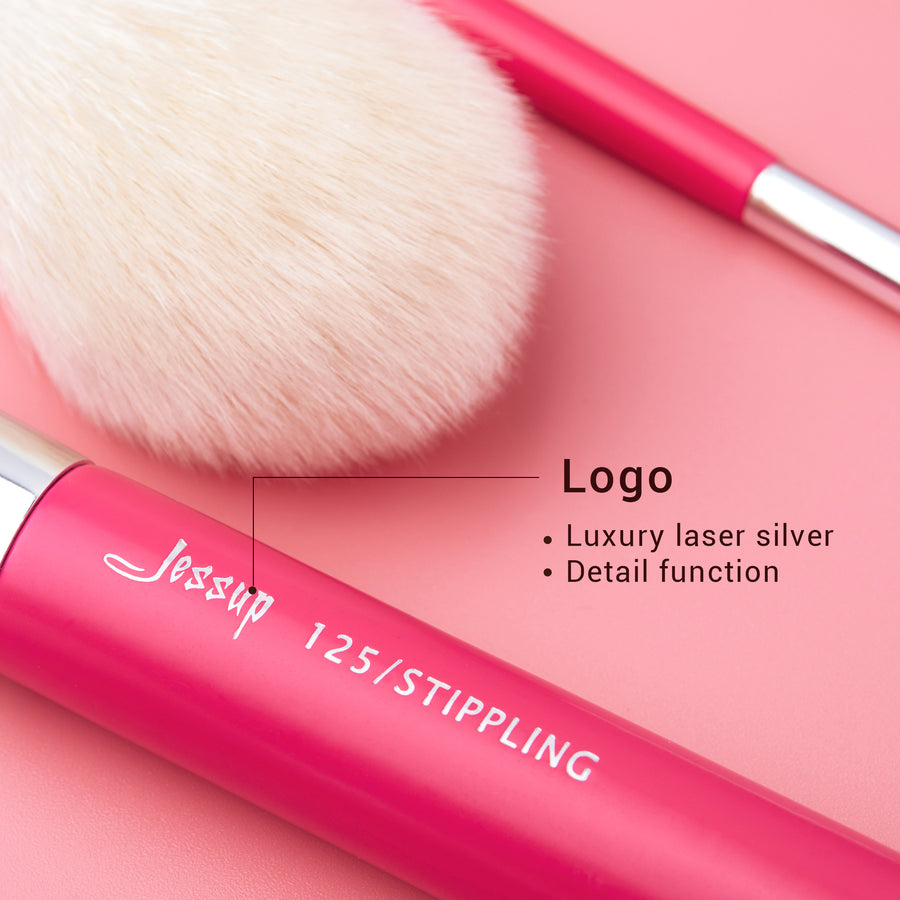 JESSUP - Individual 25Pcs Makeup Brush Kit Pink Premium