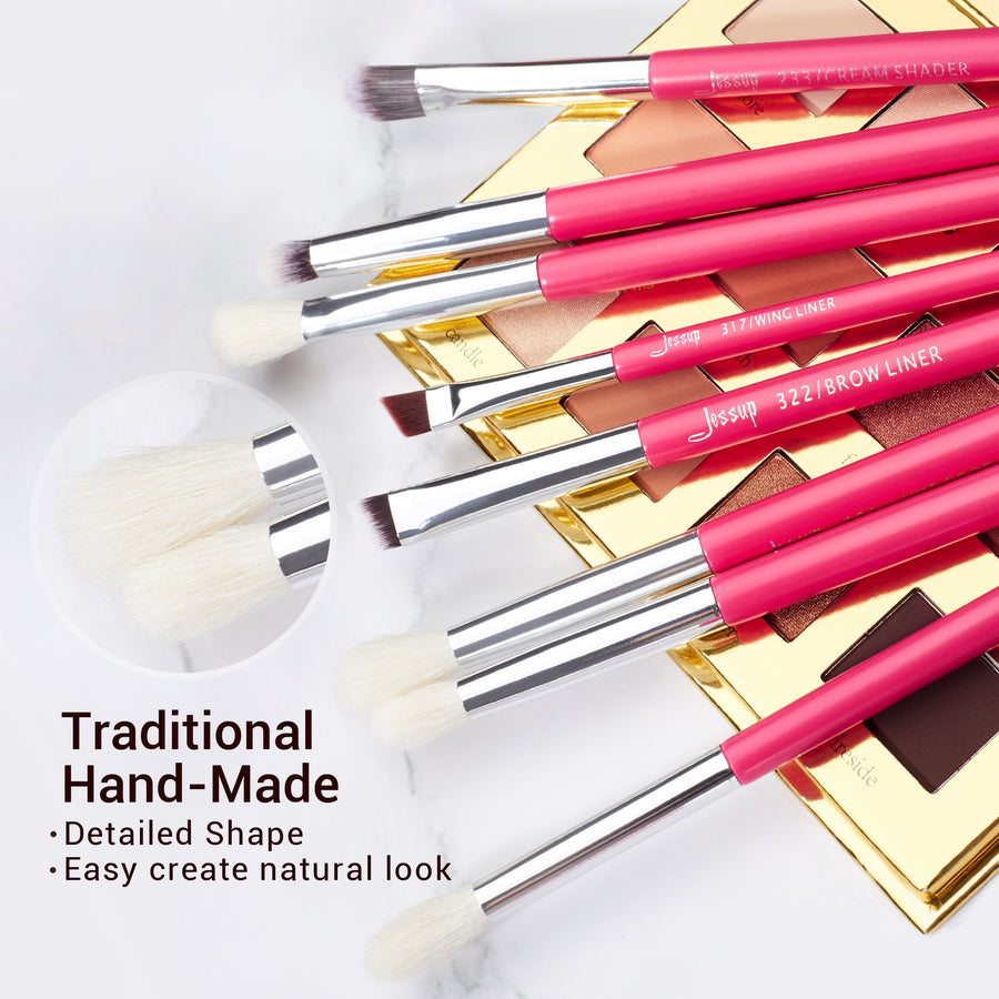 JESSUP - Individual 25Pcs Makeup Brush Kit Pink Premium
