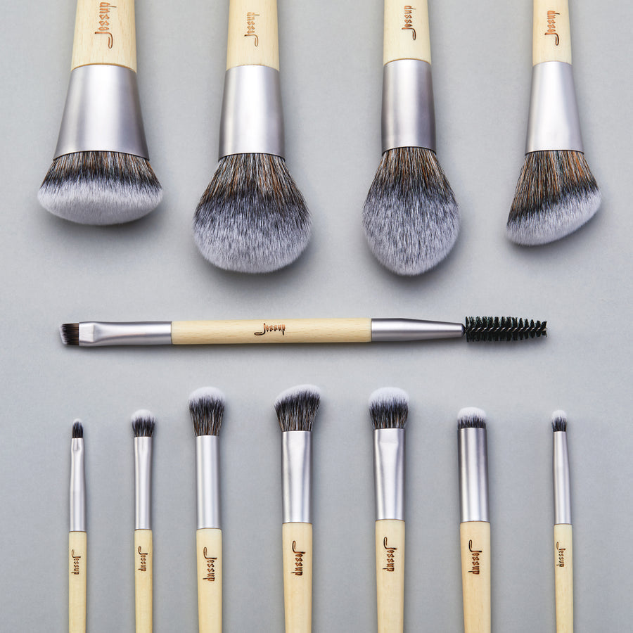 JESSUP - Sustainable and Eco-friendly Brush Set Low Waste 12Pcs