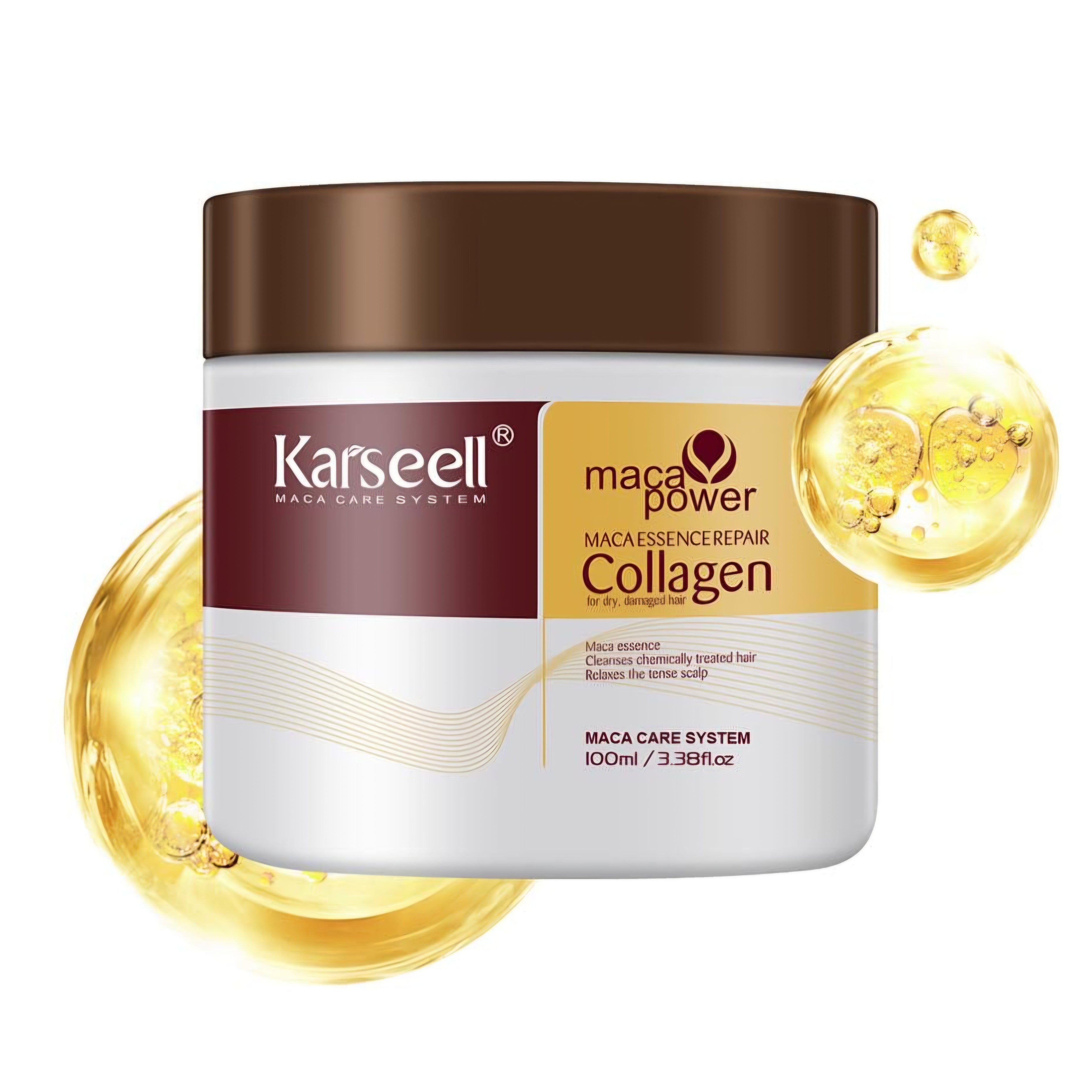 KARSEELL - DUO Karseell Masque Au Collagène 500ml + Macca Argan Essence Oil 50ml