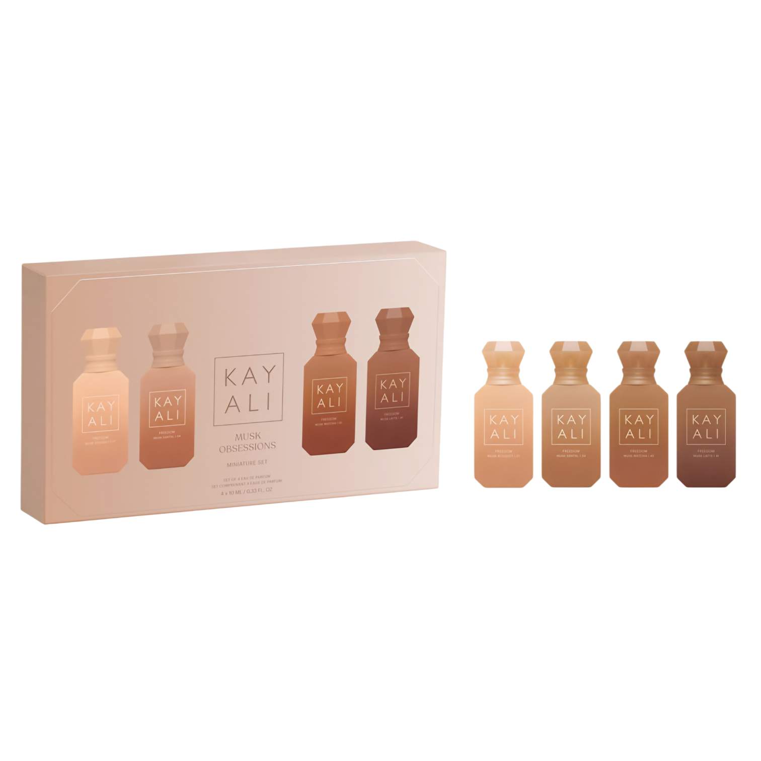 KAYALI - Musk Obsessions Miniature Set - Coffret Parfum ( 4pcs x 10ml )