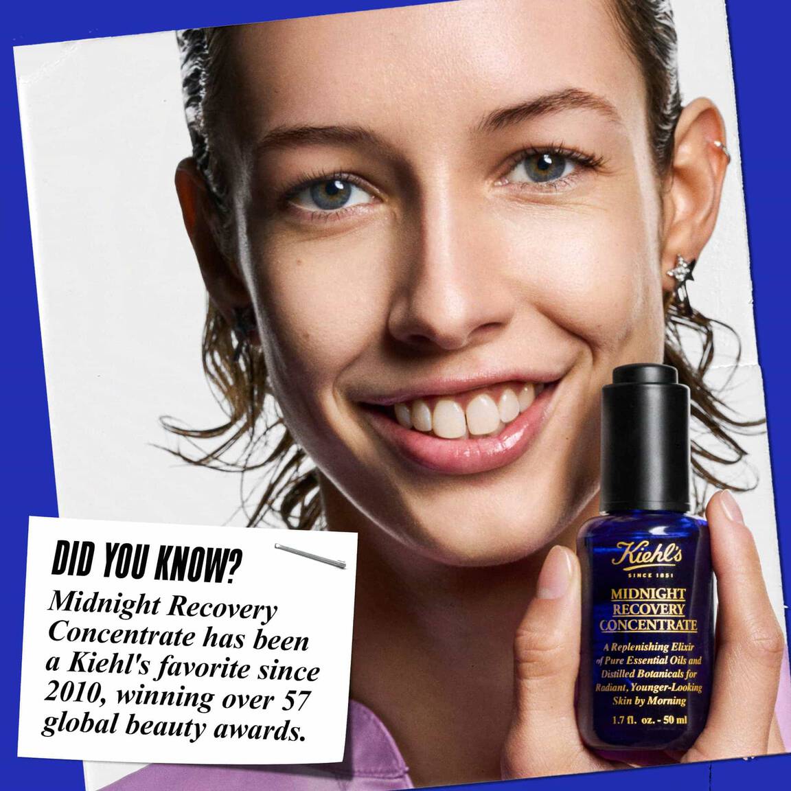 KIEHL'S - Midnight Recovery Concentrate, Concentré Régénérateur De Nuit - 15ml