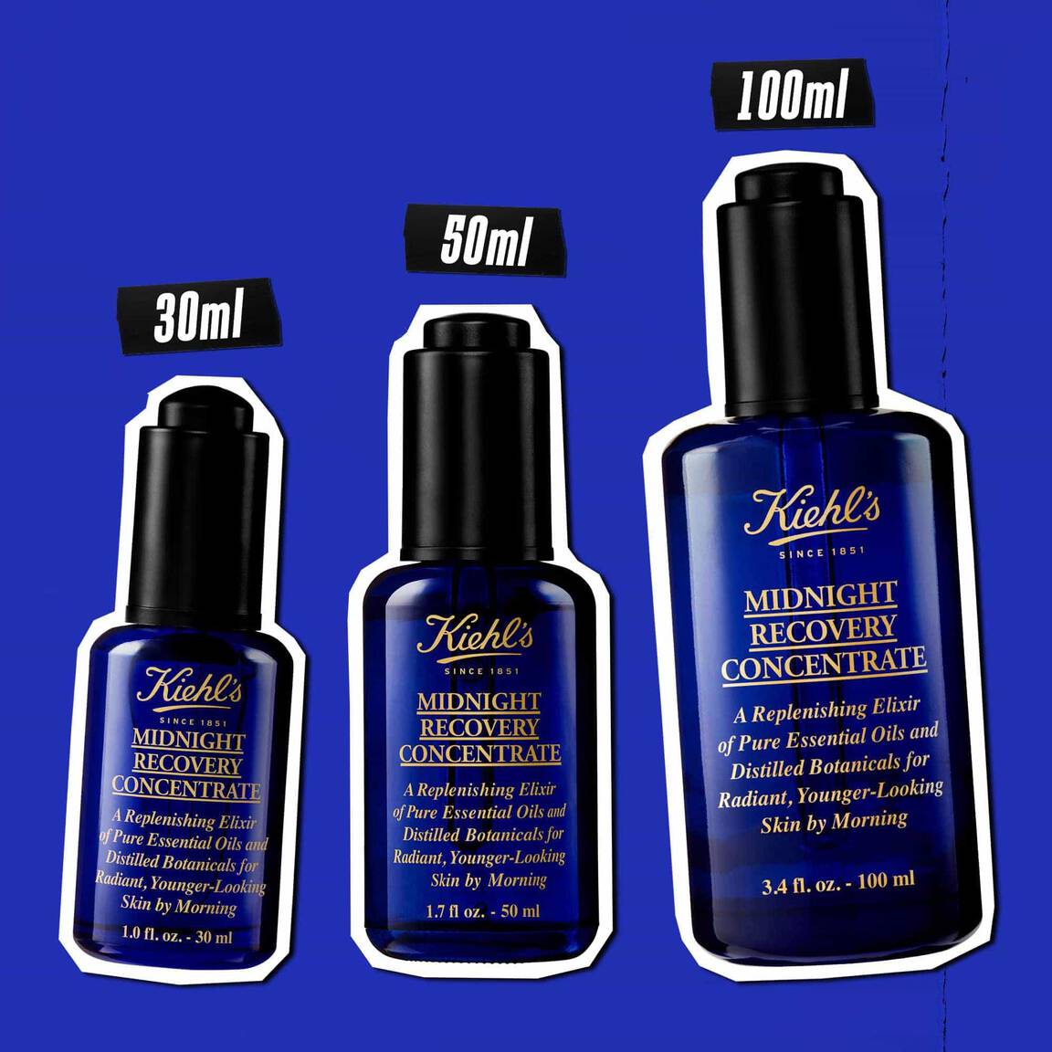 KIEHL'S - Midnight Recovery Concentrate, Concentré Régénérateur De Nuit - 15ml