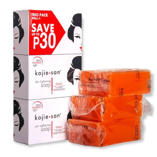 Kojie San - Pack Trio Savon de beauté éclaircissant faciale original - 135g x 3