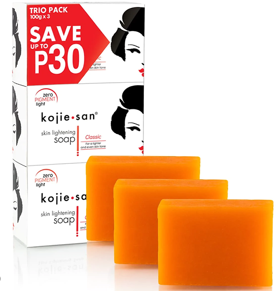 Kojie San - Pack Trio Savon de beauté éclaircissant faciale original - 135g x 3