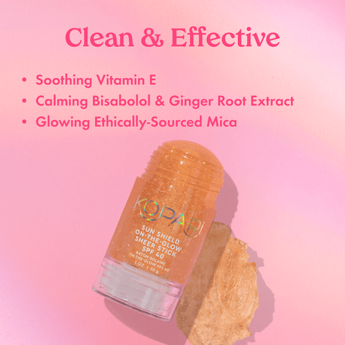 KOPARI - Sun Shield On-The-Glow Sheer Stick Sunscreen SPF 40