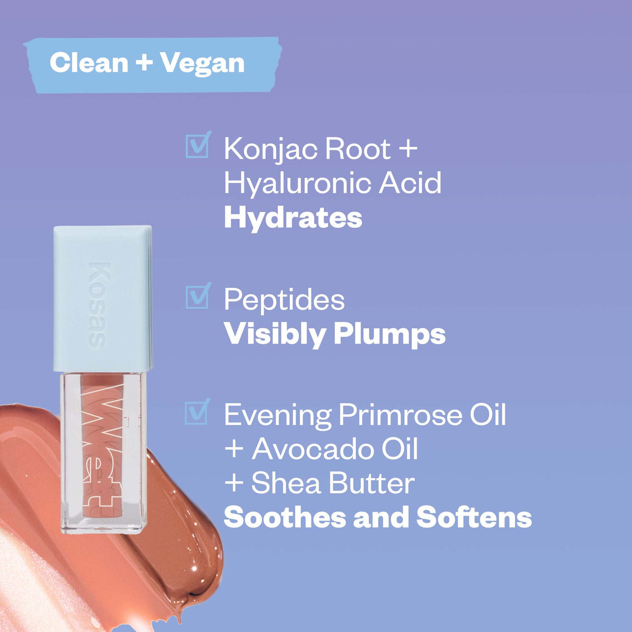 KOSAS - Water Lip Oil - réf Fruitjuice