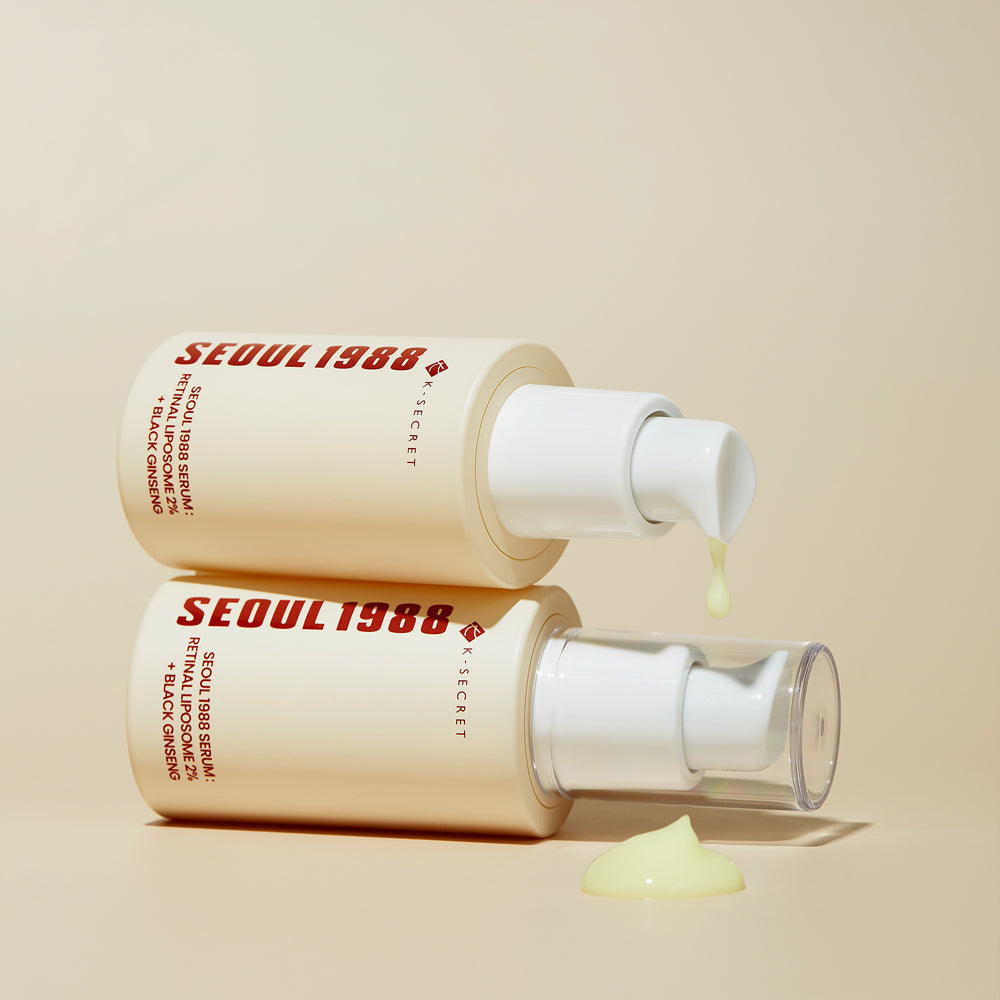 KSECRET SEOUL 1988 - Retinal Serum: 2% Retinal Liposome + Black Ginseng - 30ml