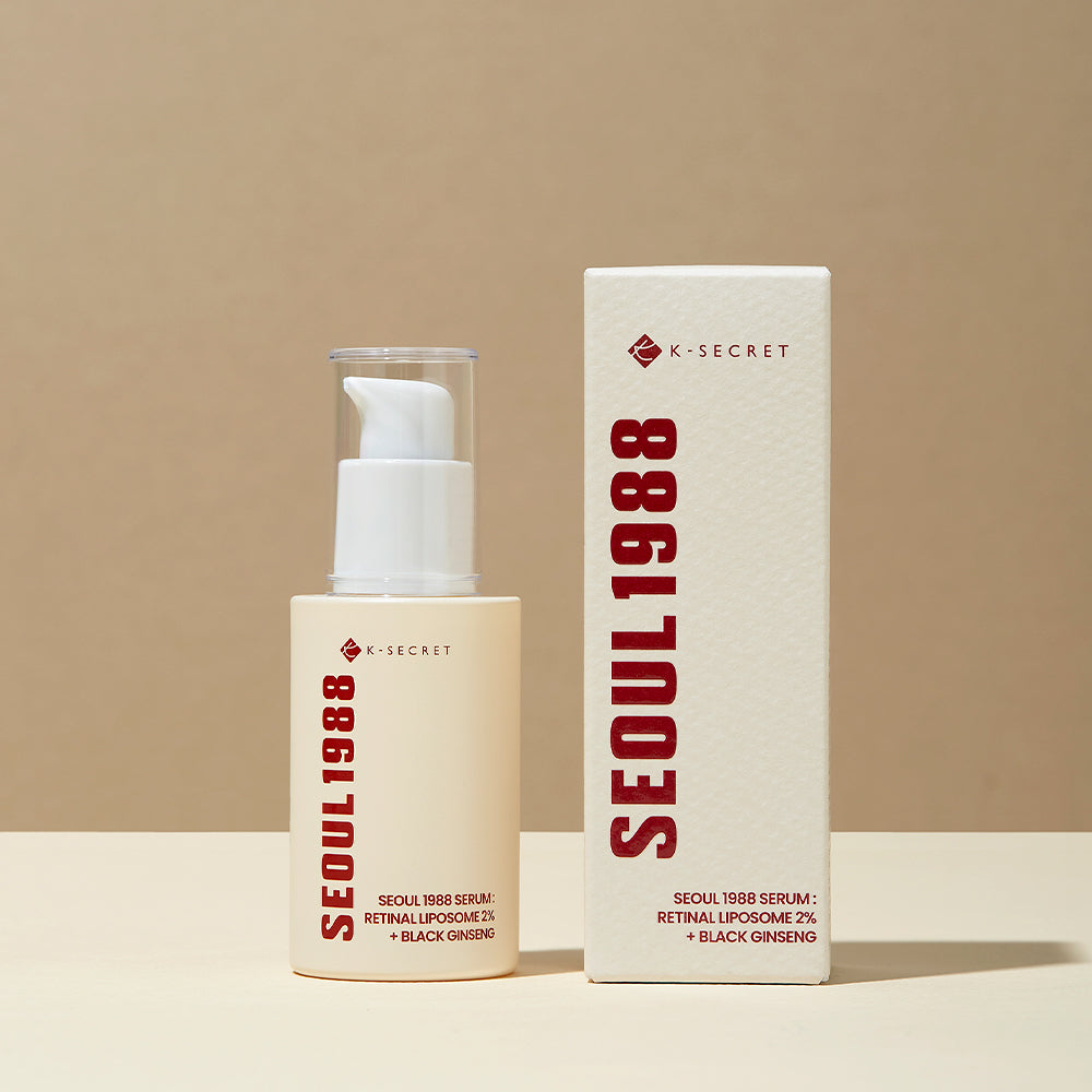 KSECRET SEOUL 1988 - Retinal Serum: 2% Retinal Liposome + Black Ginseng - 30ml