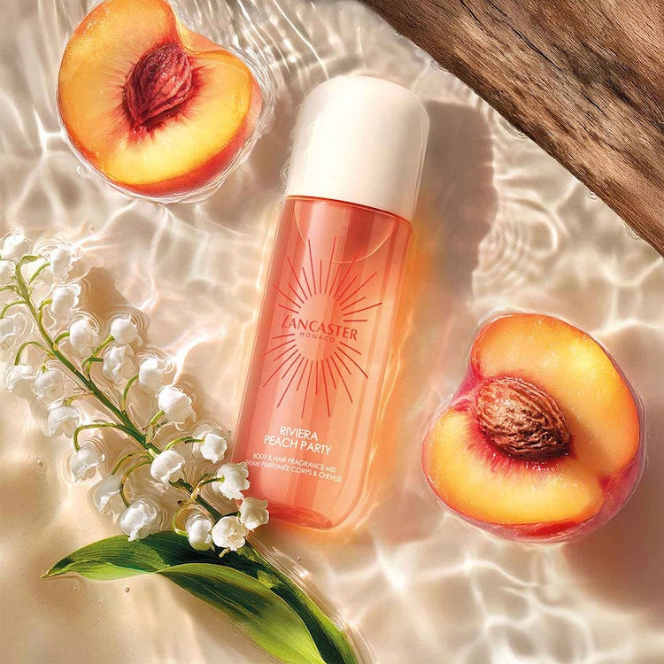 LANCASTER BEAUTY - Body & Hair Fragrance Mist - Riviera Peach Party 236ml