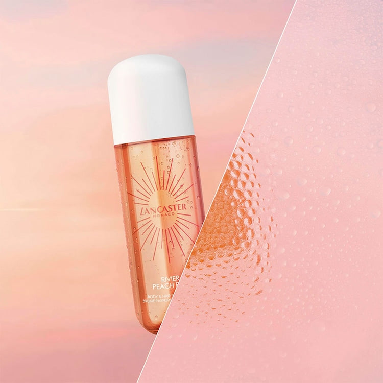 LANCASTER BEAUTY - Body & Hair Fragrance Mist - Riviera Peach Party 236ml