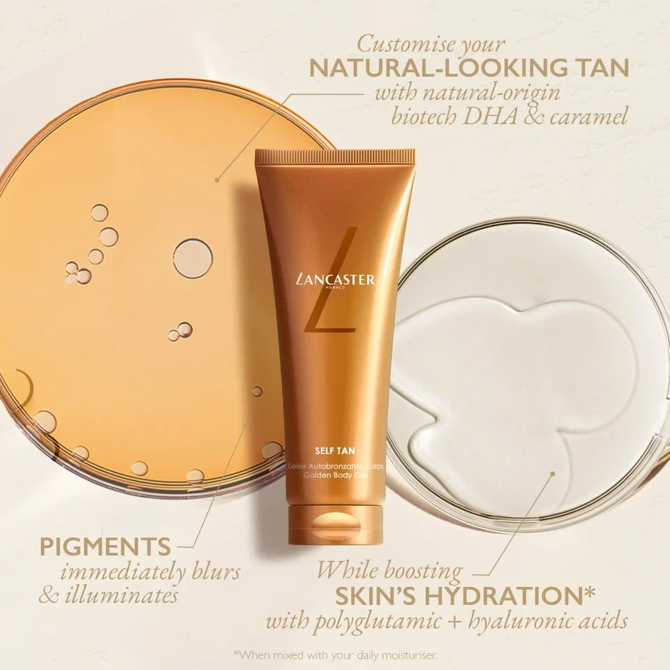 LANCASTER BEAUTY - Self Tan Golden Body Gel 125ml