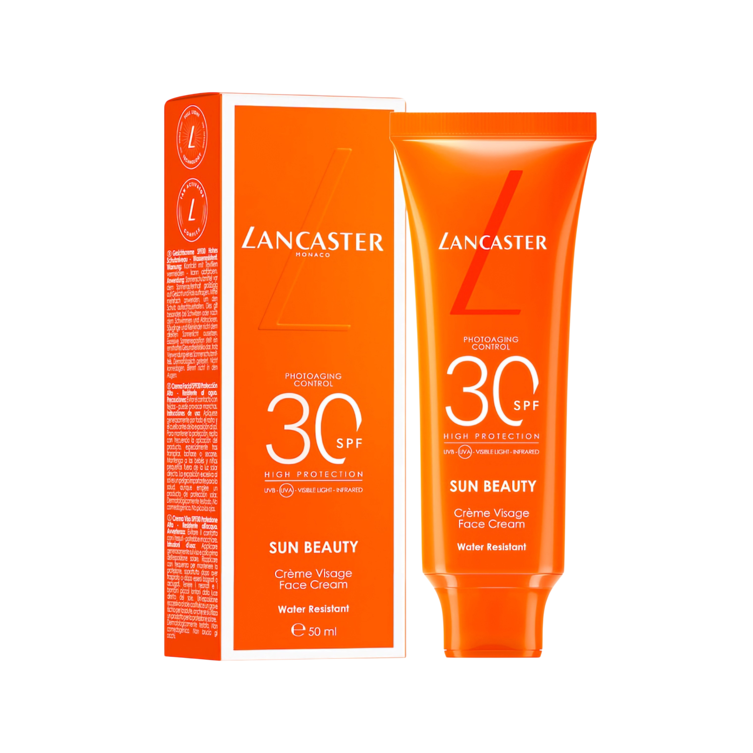 LANCASTER BEAUTY - Sun Beauty Crème Visage Water Resistant SPF30 - 50ml