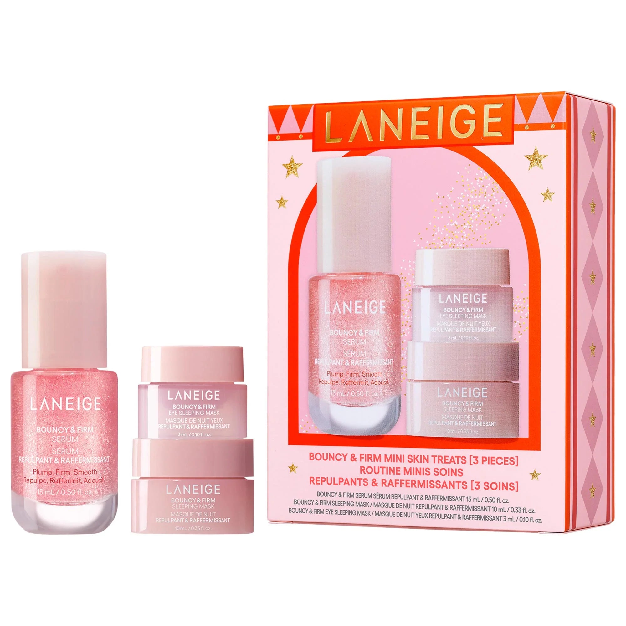 LANEIGE - Bouncy & Firm Mini Skin Treats ( 3pcs )